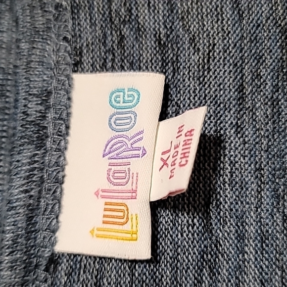 🆕️ LuLaRoe "JOY" Vest XL New With Tags *Firm* Heathered blue - Picture 7 of 8